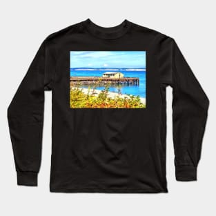 Sunny Day at Fort Worden in Port Townsend Long Sleeve T-Shirt